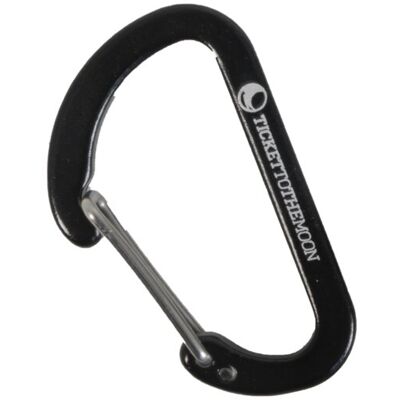 Ticket to the moon 8x Aluminium Accessory Carabiners 30 kg - Schwarz Ticket to the moon 8x Aluminium Accessory Carabiners 30 kg - Schwarz