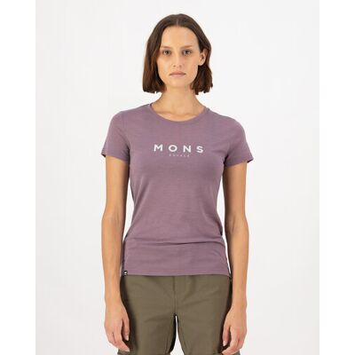Mons Royale Icon Merino Classic T-Shirt - Lila Mons Royale Icon Merino Classic T-Shirt - Lila