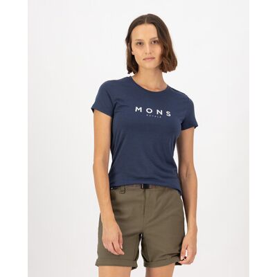 Mons Royale Icon Merino Classic T-Shirt - Blau Mons Royale Icon Merino Classic T-Shirt - Blau