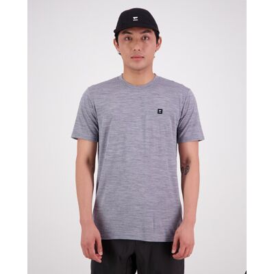 Mons Royale - Icon T-Shirt - Grau Heather - M - T-Shirt Mons Royale - Icon T-Shirt - Grau Heather - M - T-Shirt