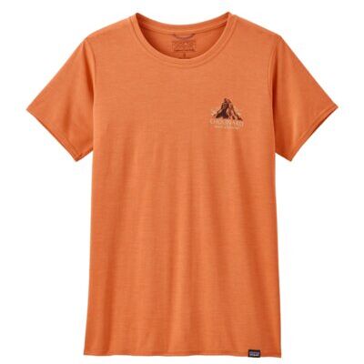 Patagonia Cap Cool Daily Graphic Shirt Lands - Orange Patagonia Cap Cool Daily Graphic Shirt Lands - Orange