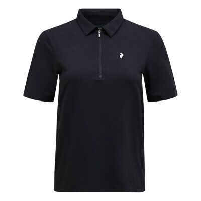 PeakPerformance Comfort Zip Polo - Schwarz PeakPerformance Comfort Zip Polo - Schwarz