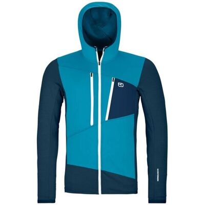Ortovox Fleece Grid Hoody - Blau Ortovox Fleece Grid Hoody - Blau