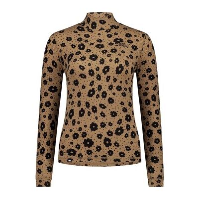 Mons Royale Cascade Merino Base Layer Mock Neck Long Sleeve - Hellbraun Mons Royale Cascade Merino Base Layer Mock Neck Long Sleeve - Hellbraun