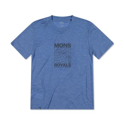 Mons Royale Zephyr Merino Tencel T-Shirt - Blau Mons Royale Zephyr Merino Tencel T-Shirt - Blau