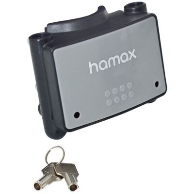 Hamax Kindersitzhalter abschließbar Befestigung - Schwarz Hamax Kindersitzhalter abschließbar Befestigung - Schwarz