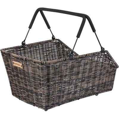 BASIL CENTO-RATTAN LOOK MULTIS. HR-KORB, ABNEHMBAR - Dunkelbraun BASIL CENTO-RATTAN LOOK MULTIS. HR-KORB, ABNEHMBAR - Dunkelbraun