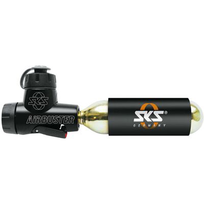 SKS Airbuster, Kartuschenpumpe (Reversibel) - Schwarz SKS Airbuster, Kartuschenpumpe (Reversibel) - Schwarz