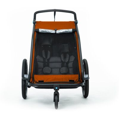 Cube Double Kids Actionteam Fahrradanhänger - Kinder Fahrradanhänger Cube Double Kids Actionteam Fahrradanhänger - Kinder Fahrradanhänger