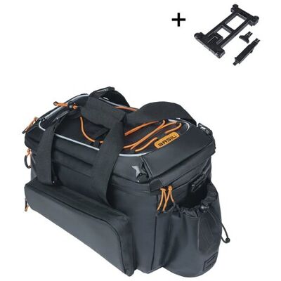 BASIL Miles Gepäckträgertasche XL Pro MIK 9-36 l, inkl. - Schwarz BASIL Miles Gepäckträgertasche XL Pro MIK 9-36 l, inkl. - Schwarz