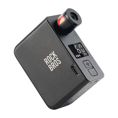 Rockbros Akku Minipumpe AS1Pro - Schwarz Rockbros Akku Minipumpe AS1Pro - Schwarz