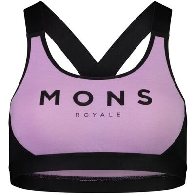 Mons Royale Stella Merino X-Back Bra - Rosa Mons Royale Stella Merino X-Back Bra - Rosa