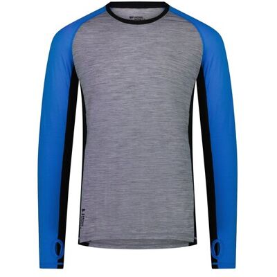 Mons Royale Temple Merino Air-Con LS - Blau Mons Royale Temple Merino Air-Con LS - Blau