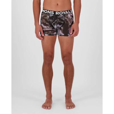 Mons Royale Hold Em Shorty Merino Boxer - Hellgrau Mons Royale Hold Em Shorty Merino Boxer - Hellgrau