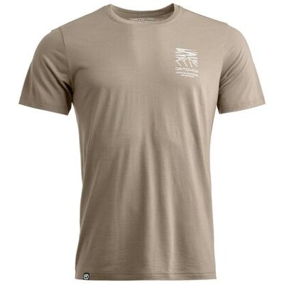 ORTOVOX - Tourenshirt Mountain 150COOL - Grey Sand - Shirt ORTOVOX - Tourenshirt Mountain 150COOL - Grey Sand - Shirt