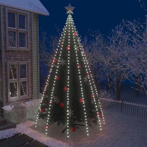 vidaXL Weihnachtsbaum-Beleuchtung 500 LEDs Kaltweiß 500 cm