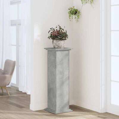 vidaXL Pflanzenständer Betongrau 33x33x100 cm Holzwerkstoff vidaXL Pflanzenständer Betongrau 33x33x100 cm Holzwerkstoff