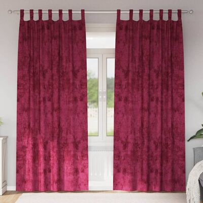 vidaXL Samtvorhänge mit Vorhängen 2 pcs Weinrot 225 x 140 cm Samt vidaXL Samtvorhänge mit Vorhängen 2 pcs Weinrot 225 x 140 cm Samt