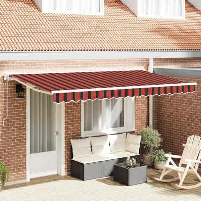 vidaXL Markisenrahmen Orange und Schwarz 350 x 200 cm vidaXL Markisenrahmen Orange und Schwarz 350 x 200 cm