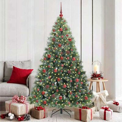 vidaXL Künstlicher Weihnachtsbaum mit 300 LEDs Grün 180 cm PE und PVC vidaXL Künstlicher Weihnachtsbaum mit 300 LEDs Grün 180 cm PE und PVC