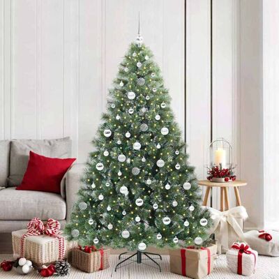 vidaXL Künstlicher Weihnachtsbaum mit 300 LEDs Grün 180 cm PE und PVC vidaXL Künstlicher Weihnachtsbaum mit 300 LEDs Grün 180 cm PE und PVC