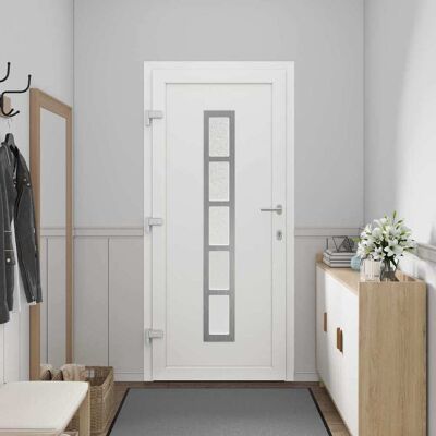 vidaXL Vordertür Anthrazit 108 x 208 cm PVC vidaXL Vordertür Anthrazit 108 x 208 cm PVC