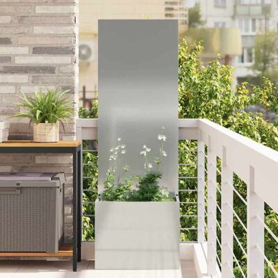 vidaXL Garten Sichtschutz-Leinwand Silber 50 x 32 x 150 cm vidaXL Garten Sichtschutz-Leinwand Silber 50 x 32 x 150 cm