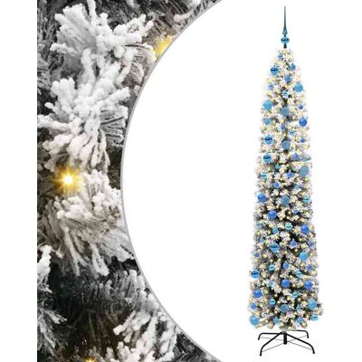 vidaXL Künstlicher Weihnachtsbaum mit 300 LEDs mit Ständer Grün 240 cm vidaXL Künstlicher Weihnachtsbaum mit 300 LEDs mit Ständer Grün 240 cm