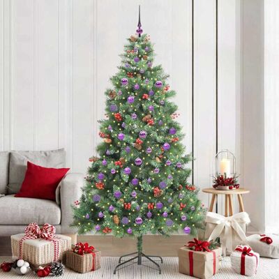 vidaXL Künstlicher Weihnachtsbaum Grün 210 cm PVC und Metall vidaXL Künstlicher Weihnachtsbaum Grün 210 cm PVC und Metall