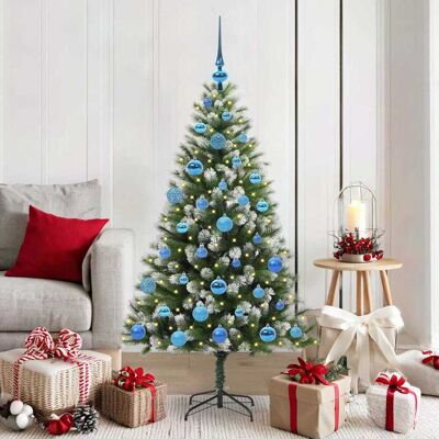 vidaXL Künstlicher schwenkbarer Weihnachtsbaum mit flockigem Schnee vidaXL Künstlicher schwenkbarer Weihnachtsbaum mit flockigem Schnee