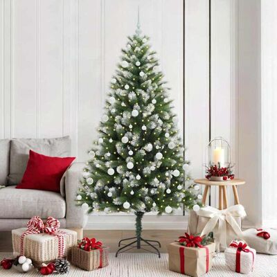 vidaXL Künstlicher schwenkbarer Weihnachtsbaum mit flockigem Schnee vidaXL Künstlicher schwenkbarer Weihnachtsbaum mit flockigem Schnee