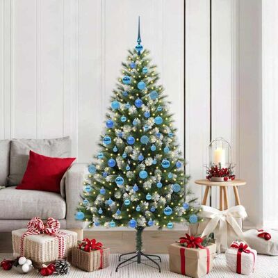 vidaXL Künstlicher schwenkbarer Weihnachtsbaum mit flockigem Schnee vidaXL Künstlicher schwenkbarer Weihnachtsbaum mit flockigem Schnee