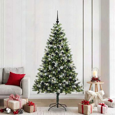 vidaXL Künstlicher schwenkbarer Weihnachtsbaum mit flockigem Schnee vidaXL Künstlicher schwenkbarer Weihnachtsbaum mit flockigem Schnee
