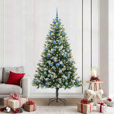 vidaXL Künstlicher schwenkbarer Weihnachtsbaum mit flockigem Schnee vidaXL Künstlicher schwenkbarer Weihnachtsbaum mit flockigem Schnee