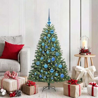 vidaXL Künstlicher klappbarer Weihnachtsbaum mit 150 LEDs Grün 120 cm vidaXL Künstlicher klappbarer Weihnachtsbaum mit 150 LEDs Grün 120 cm