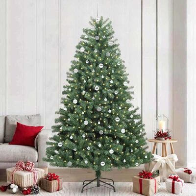 vidaXL Künstlicher klappbarer Weihnachtsbaum mit 300 LEDs Grün 240 cm vidaXL Künstlicher klappbarer Weihnachtsbaum mit 300 LEDs Grün 240 cm
