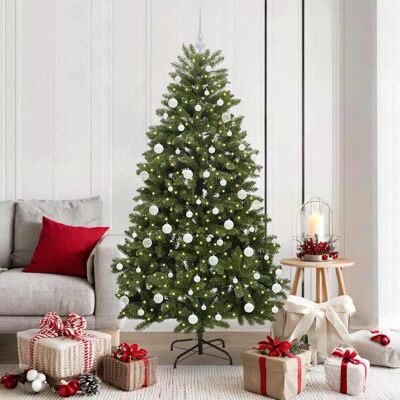 vidaXL Künstlicher Weihnachtsbaum Grün 180 cm PVC und Metall vidaXL Künstlicher Weihnachtsbaum Grün 180 cm PVC und Metall