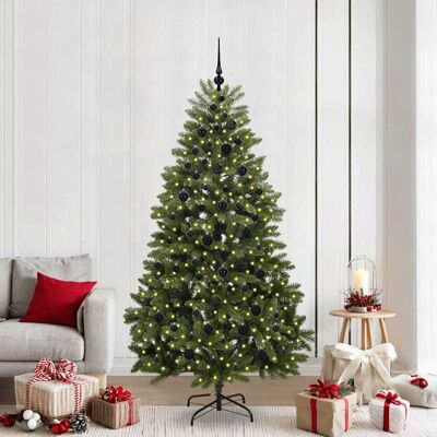 vidaXL Künstlicher Weihnachtsbaum Grün 210 cm PVC und Metall vidaXL Künstlicher Weihnachtsbaum Grün 210 cm PVC und Metall