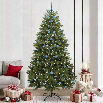 vidaXL Künstlicher Weihnachtsbaum Grün 240 cm PVC und Metall vidaXL Künstlicher Weihnachtsbaum Grün 240 cm PVC und Metall