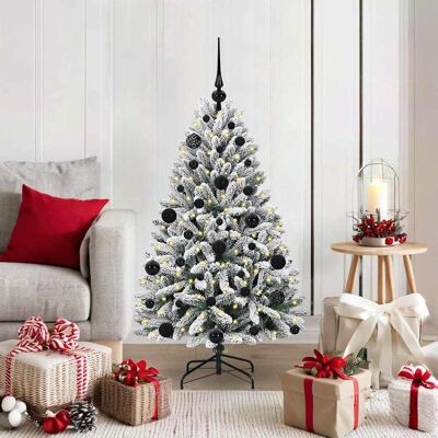 vidaXL Künstlicher Weihnachtsbaum Grün und Weiß 120 cm PVC und Metall vidaXL Künstlicher Weihnachtsbaum Grün und Weiß 120 cm PVC und Metall