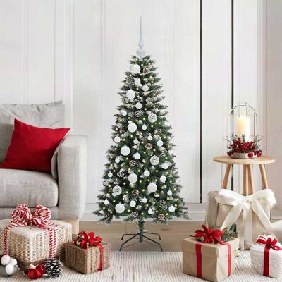 vidaXL Künstlicher Weihnachtsbaum mit 150 LEDs mit Ständer Grün 120 cm vidaXL Künstlicher Weihnachtsbaum mit 150 LEDs mit Ständer Grün 120 cm