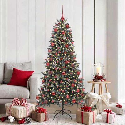 vidaXL Künstlicher Weihnachtsbaum Grün 180 cm PVC, Plastik und Stahl vidaXL Künstlicher Weihnachtsbaum Grün 180 cm PVC, Plastik und Stahl