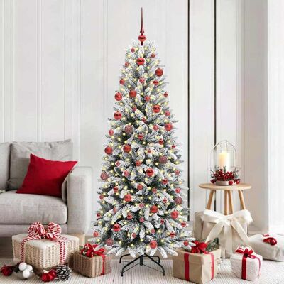 vidaXL Künstlicher Weihnachtsbaum Weiß 180 cm vidaXL Künstlicher Weihnachtsbaum Weiß 180 cm