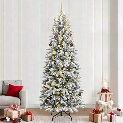 vidaXL Künstlicher Weihnachtsbaum Weiß 240 cm vidaXL Künstlicher Weihnachtsbaum Weiß 240 cm