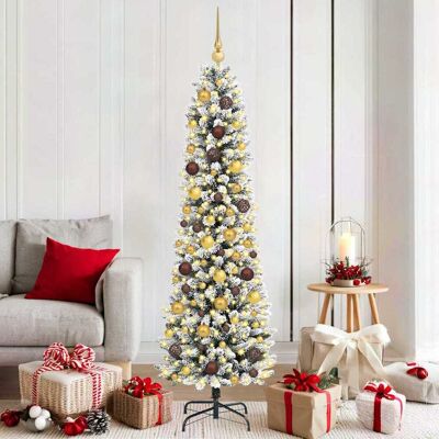 vidaXL Künstlicher Weihnachtsbaum Weiß 180 cm vidaXL Künstlicher Weihnachtsbaum Weiß 180 cm