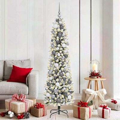 vidaXL Künstlicher Weihnachtsbaum Weiß 180 cm vidaXL Künstlicher Weihnachtsbaum Weiß 180 cm