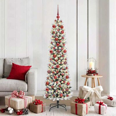 vidaXL Künstlicher Weihnachtsbaum Weiß 180 cm vidaXL Künstlicher Weihnachtsbaum Weiß 180 cm