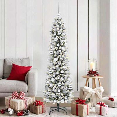 vidaXL Künstlicher Weihnachtsbaum Weiß 180 cm vidaXL Künstlicher Weihnachtsbaum Weiß 180 cm