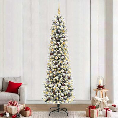 vidaXL Künstlicher Weihnachtsbaum Weiß 240 cm vidaXL Künstlicher Weihnachtsbaum Weiß 240 cm
