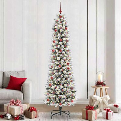 vidaXL Künstlicher Weihnachtsbaum Weiß 240 cm vidaXL Künstlicher Weihnachtsbaum Weiß 240 cm